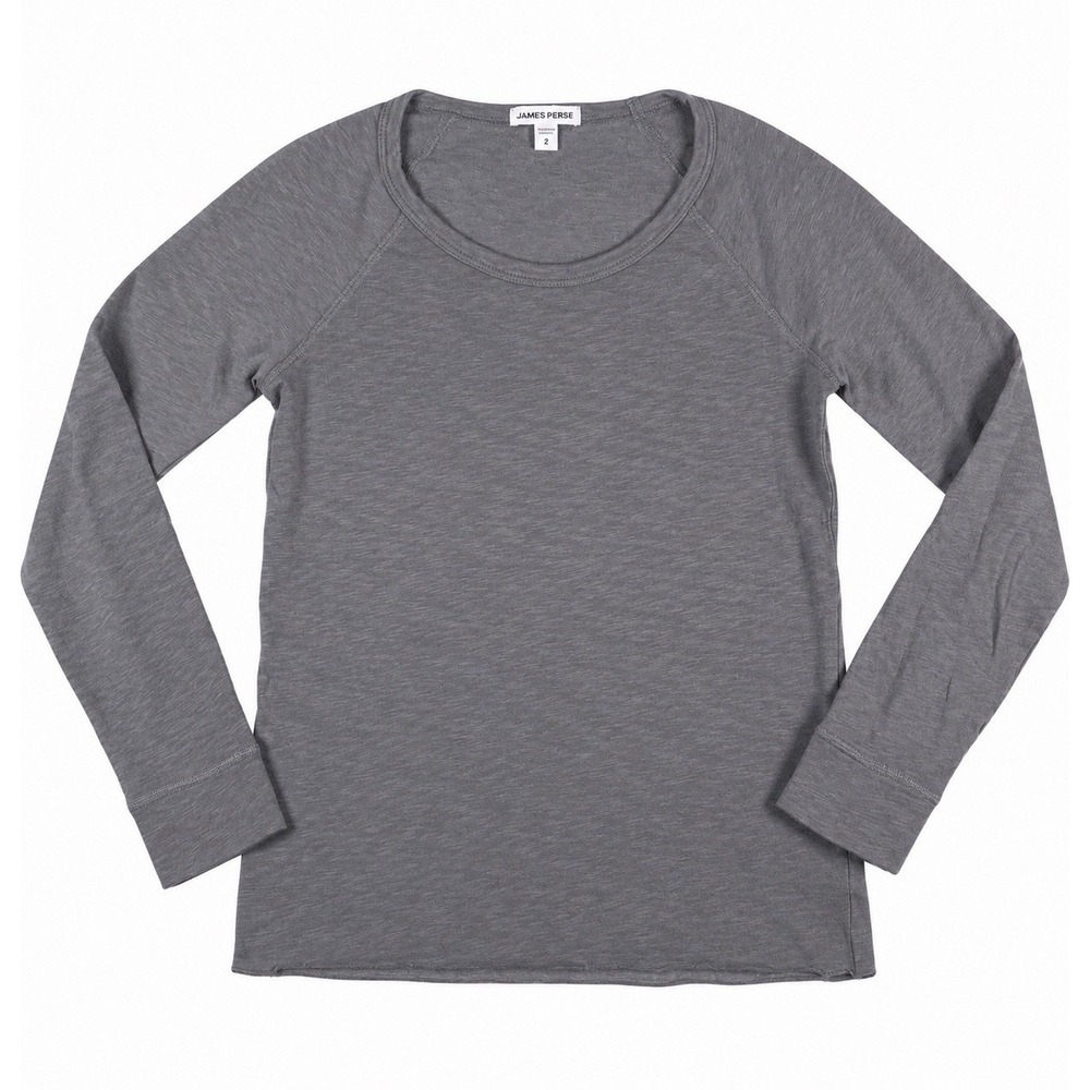 Standard James Perse Cotton Poly French Terry Sweatshirt Gray Size 2 Medium